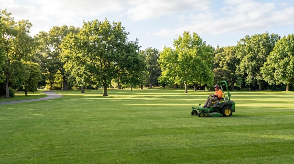 Mower 1 Grounds Maintenance Mowing