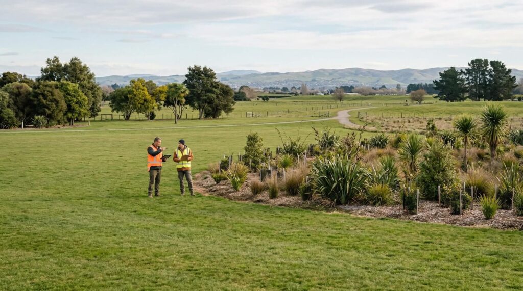 People talking wetland Project Management